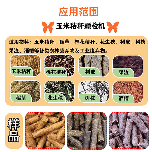 玉米秸稈顆粒機(jī) 玉米秸稈顆粒機(jī)